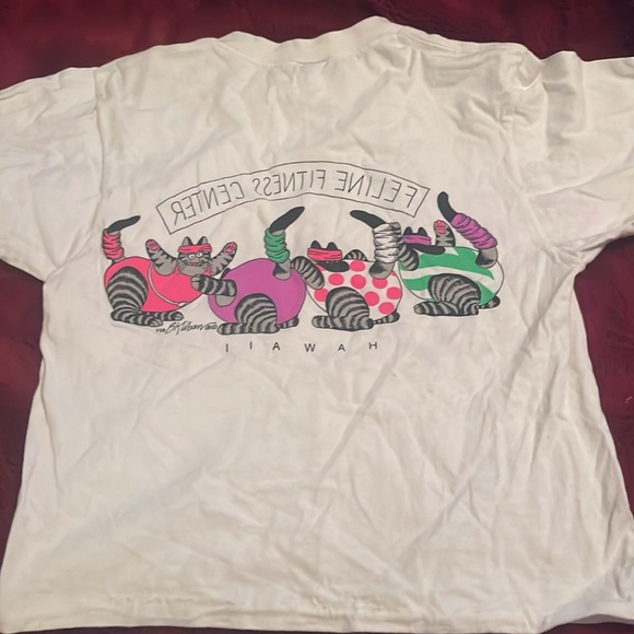 Vintage Feline Fitness Center Shirt from Hawaii - Picture 3 of 7